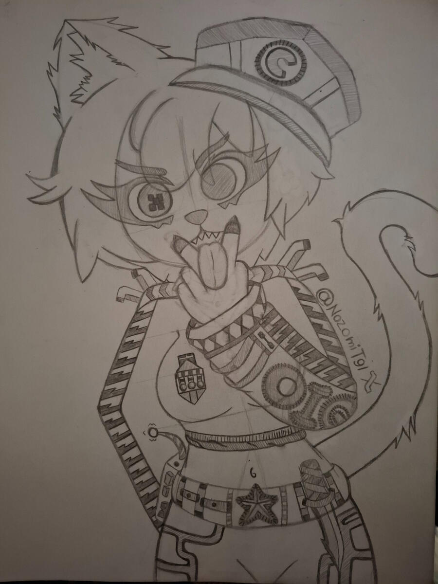 I usually make a sketch on paper and then draw it digitally.